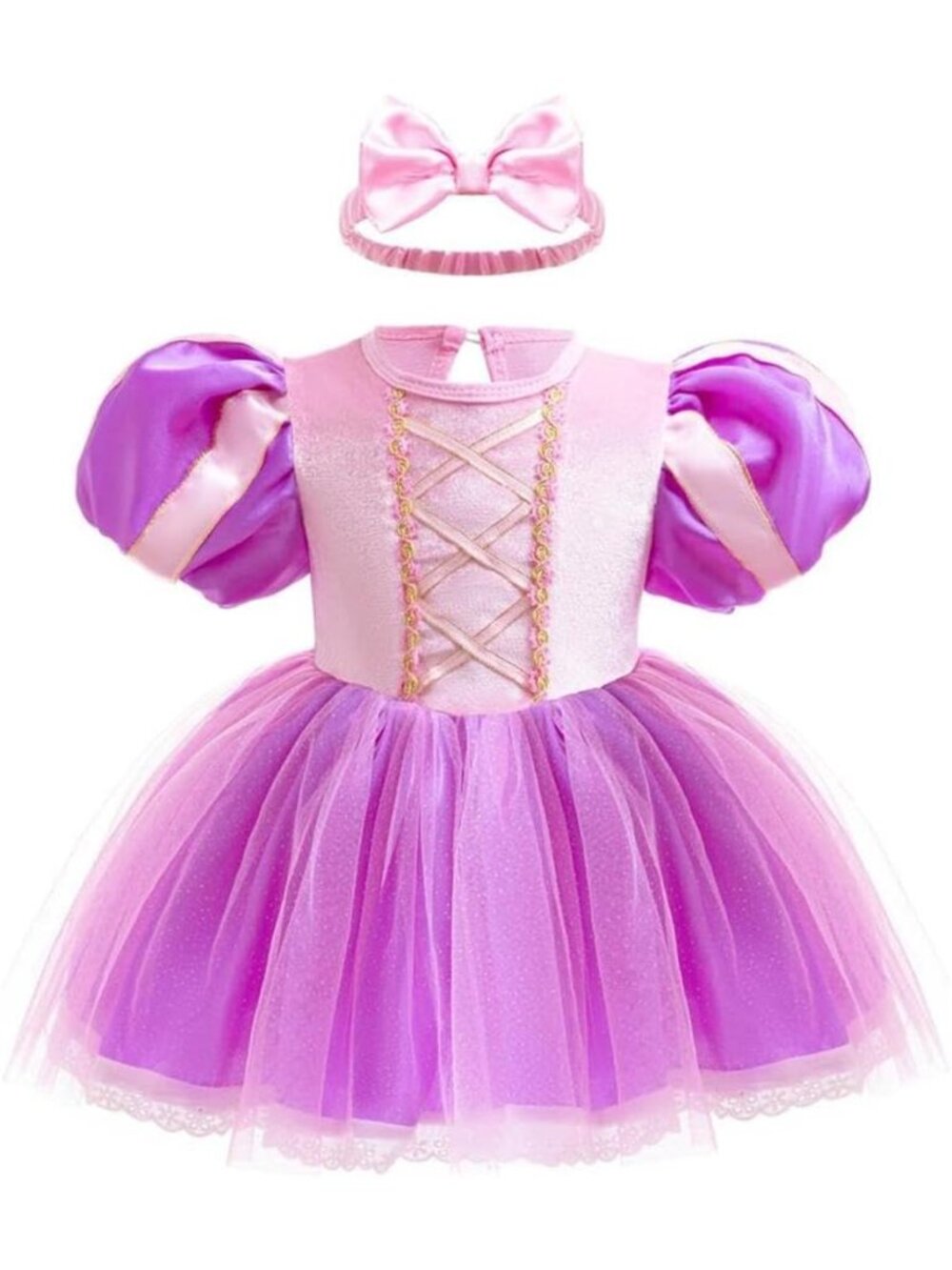 Dressy Daisy Infant Baby Girl Princess Dress Costume Romper, 0-24 Months